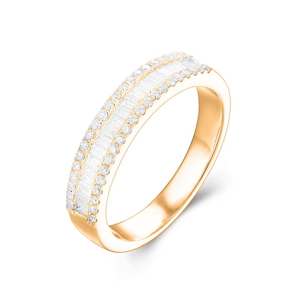 Round Baguette ring