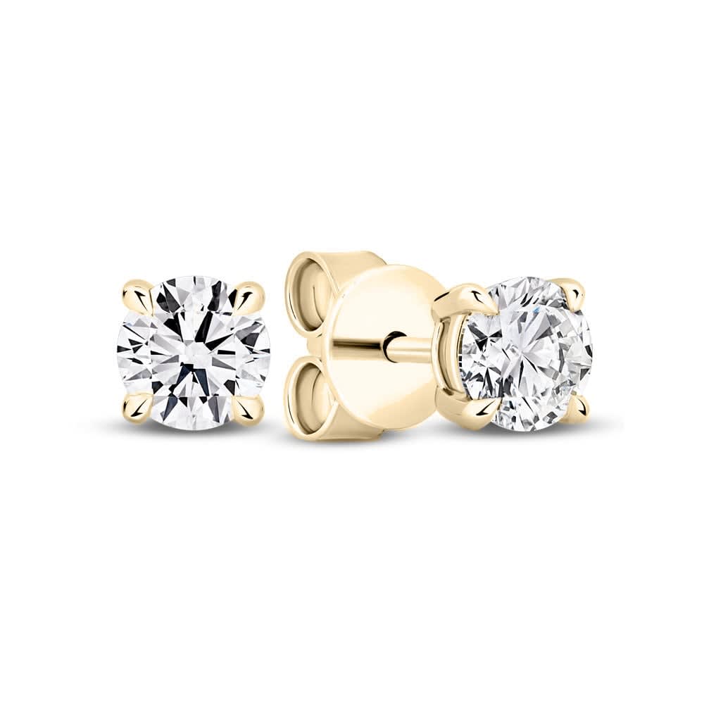 1 carat each classic lab studs