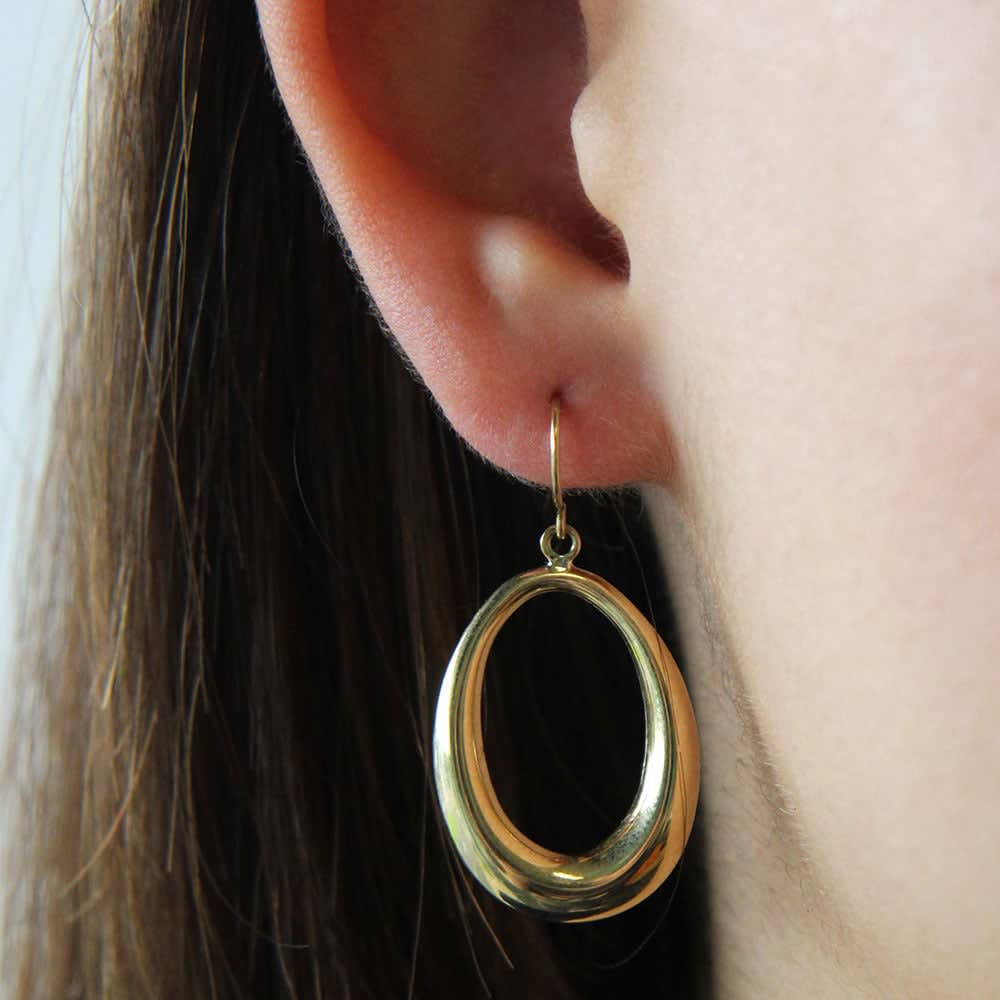 9k gold hoops