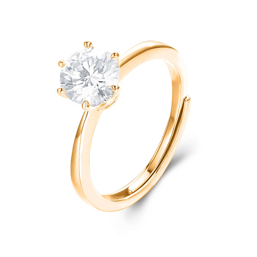 Solitaire Lab Grown Diamond Engagement Ring