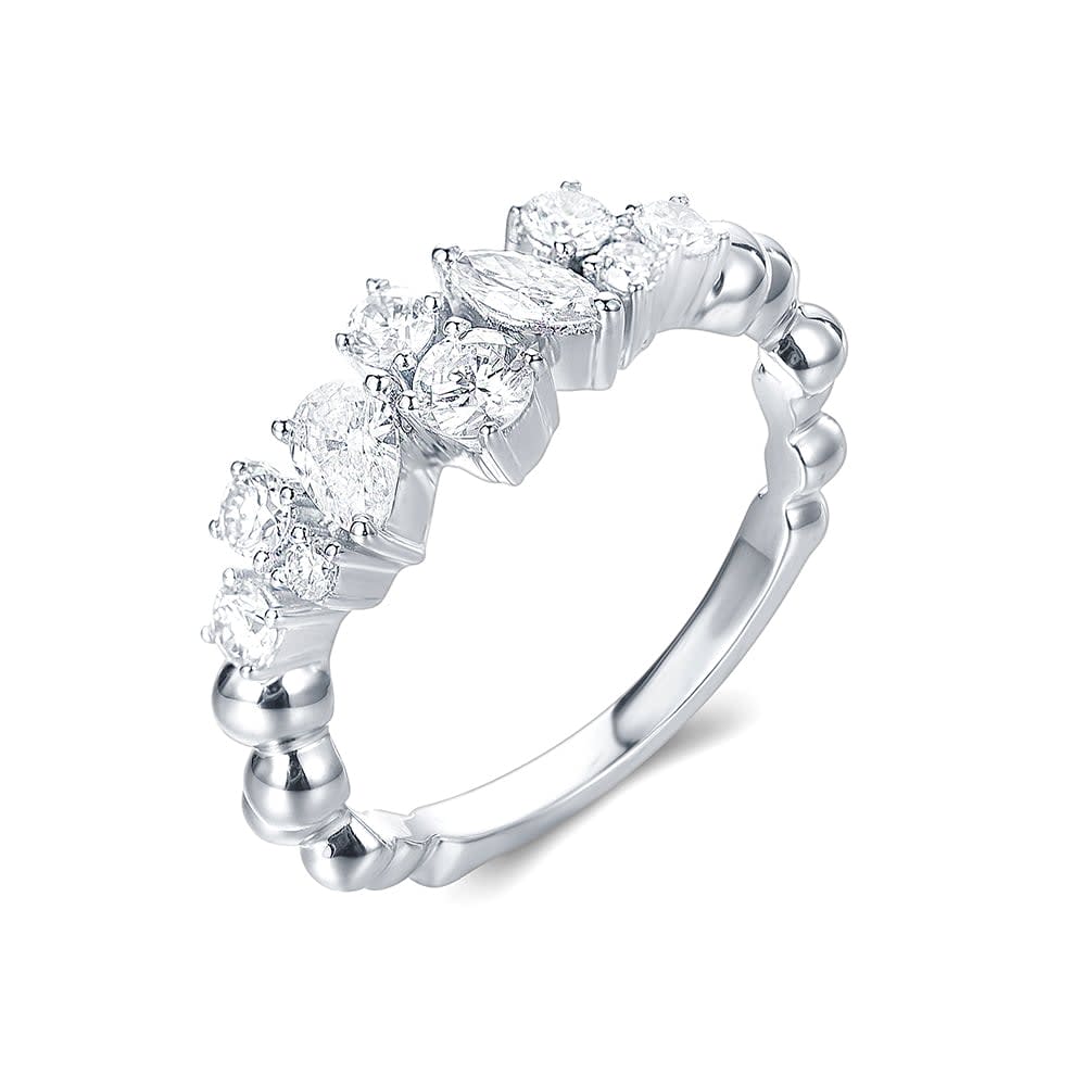 Multi Shape Diamond Band