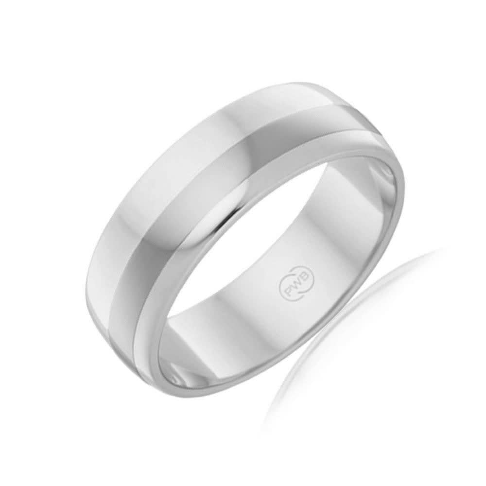 Centre Titanium mens ring TIJ2768