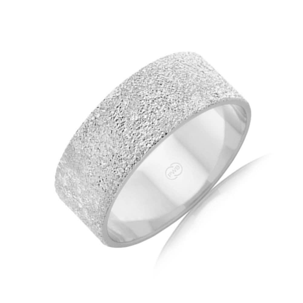 Carved Finish Mens Ring F3860