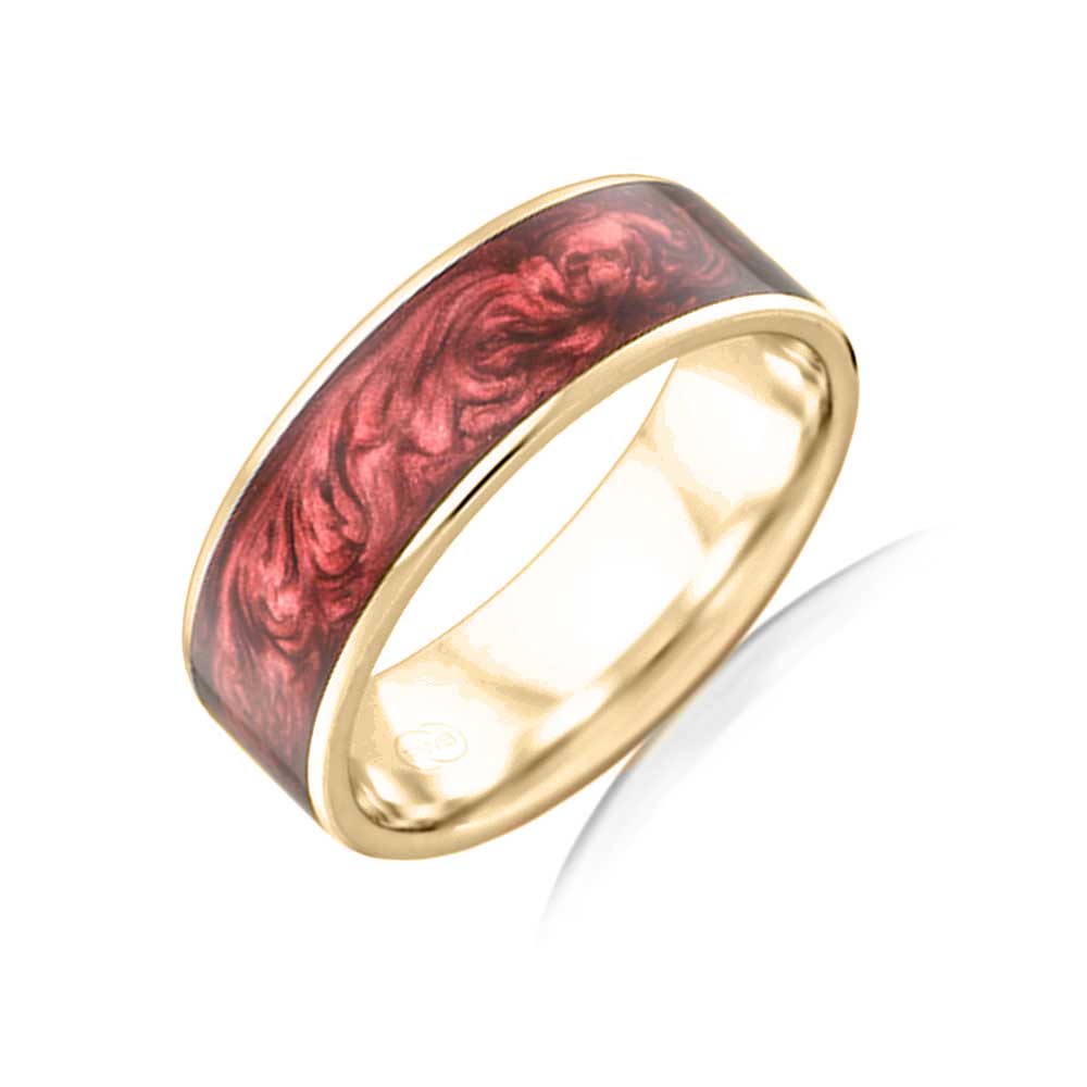 Red Spectrum Mens ring J4294
