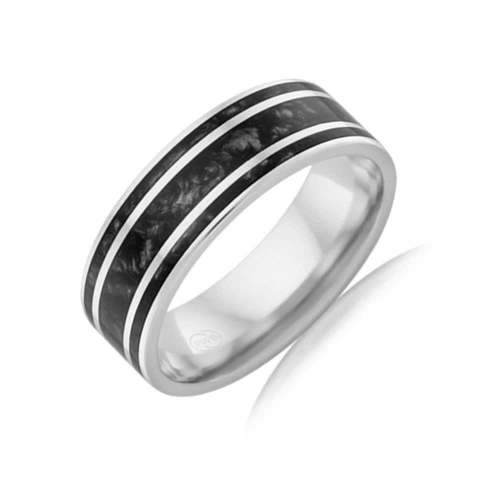 Black spectrum mens ring J4299