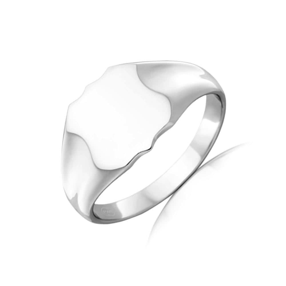 Classic Curvy Signet Wedding Ring