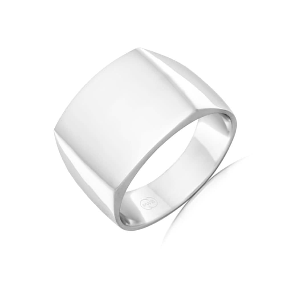Classic Rectangle Signet Mens Ring