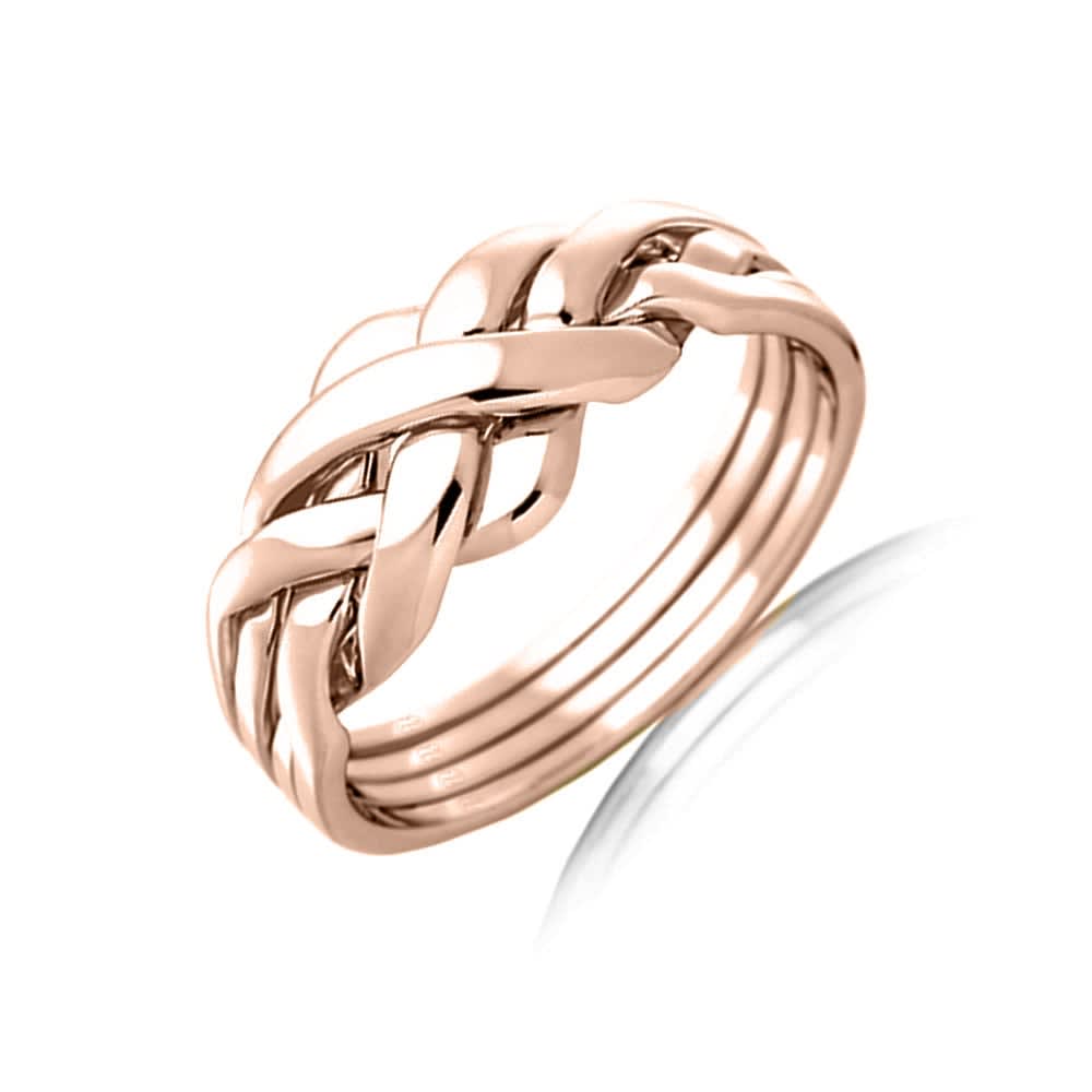 Braided Mens Wedding Ring