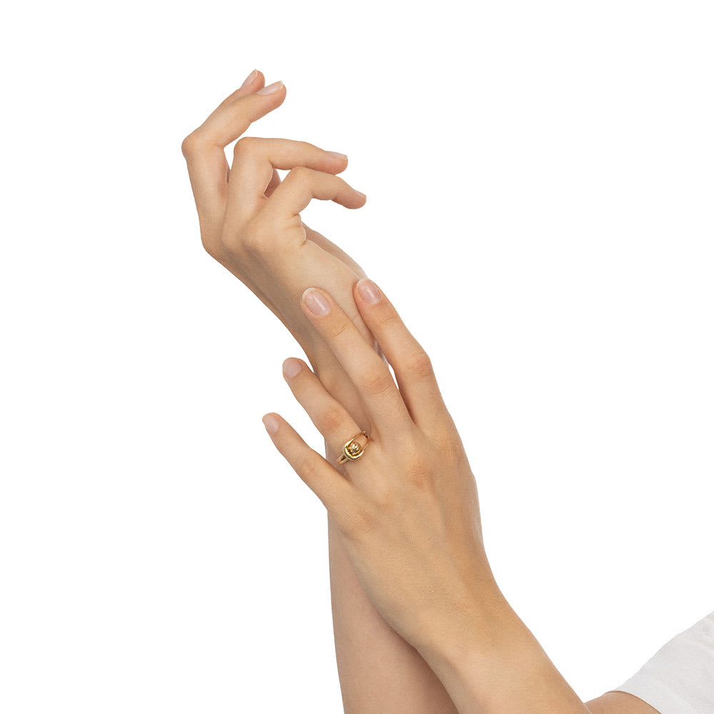 Split Shank Womens Gold Ring