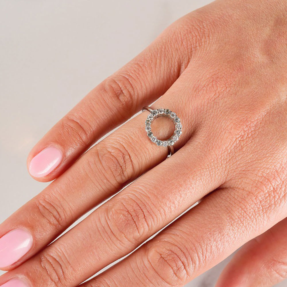 Diamond Infinity Ring