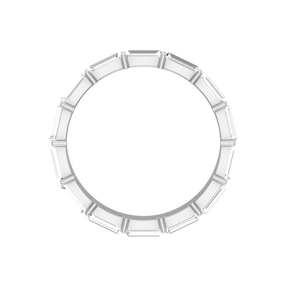 Baguette diamond cigar band