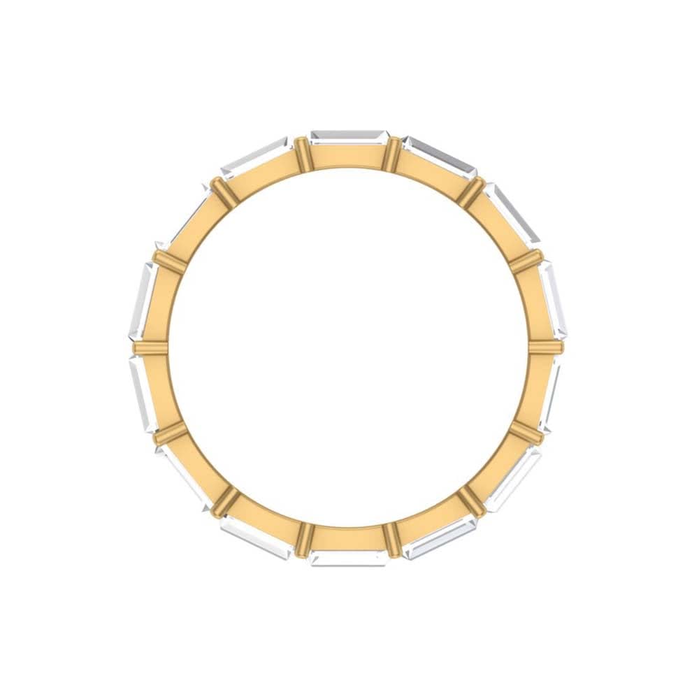 Baguette diamond cigar band