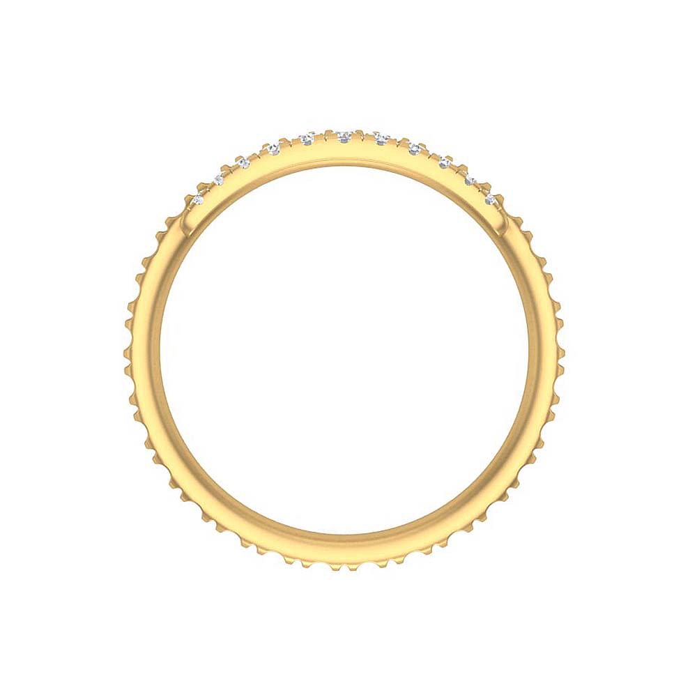 Diamond and Gold Wedding ring