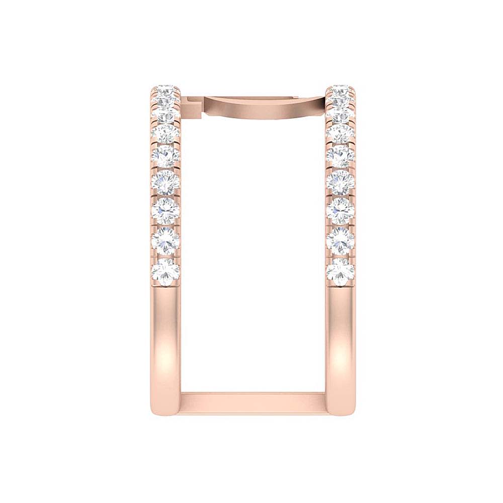 Initial ring 18ct