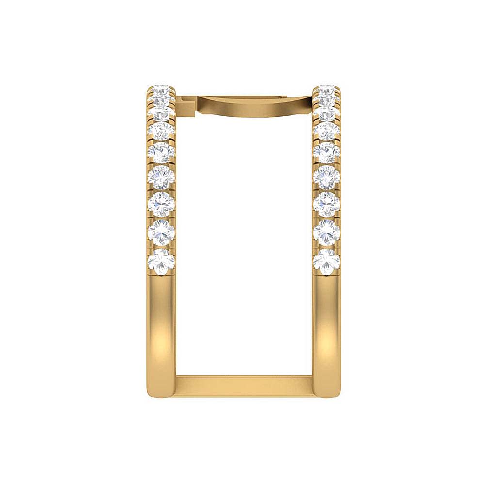 Initial ring 18ct