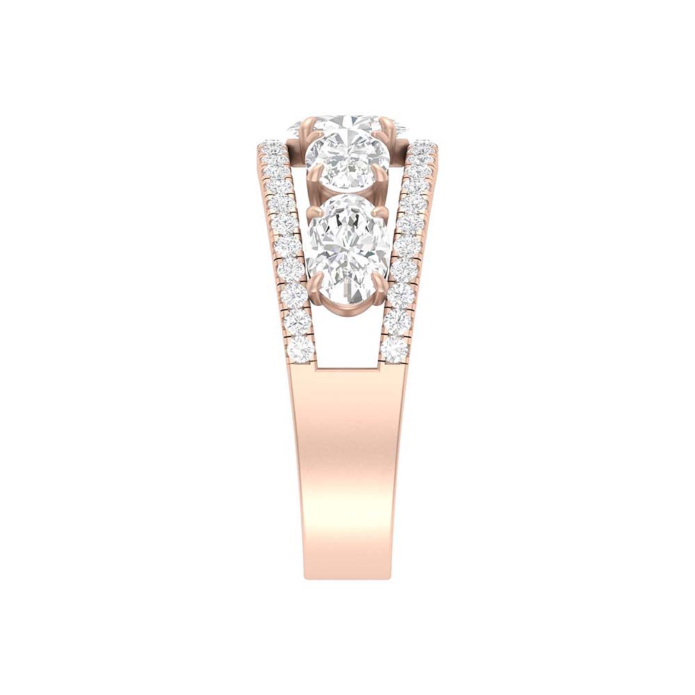 Lab Grown 5 Diamond ring