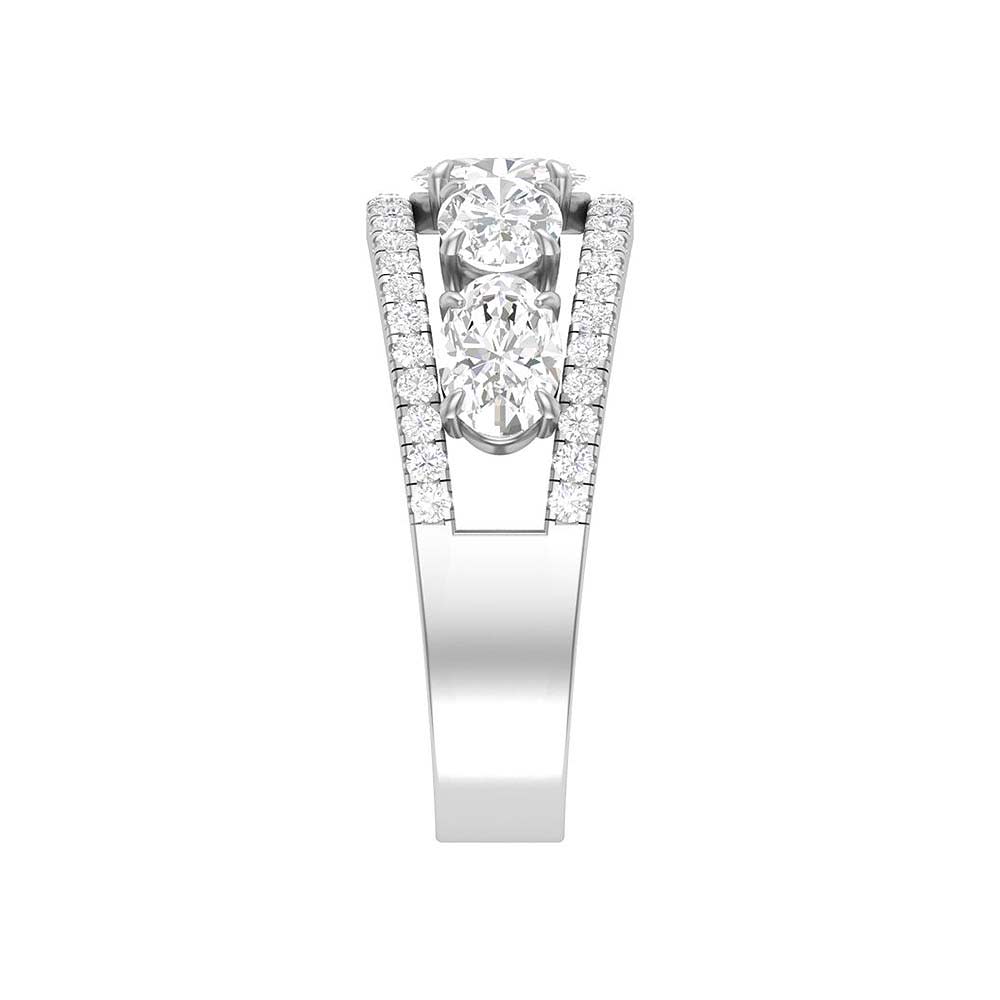 Lab Grown 5 Diamond ring