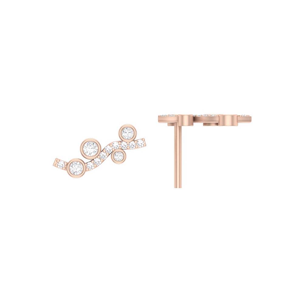 Diamond Wave earrings