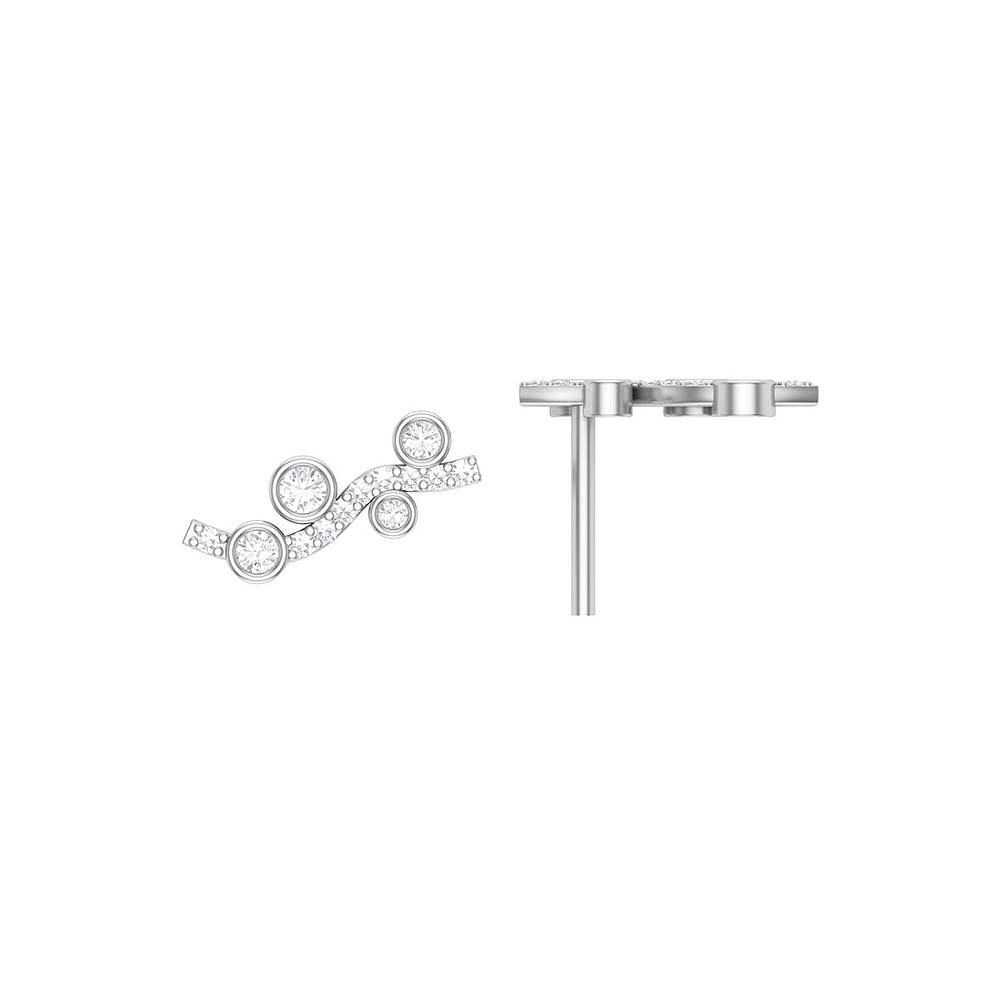 Diamond Wave earrings