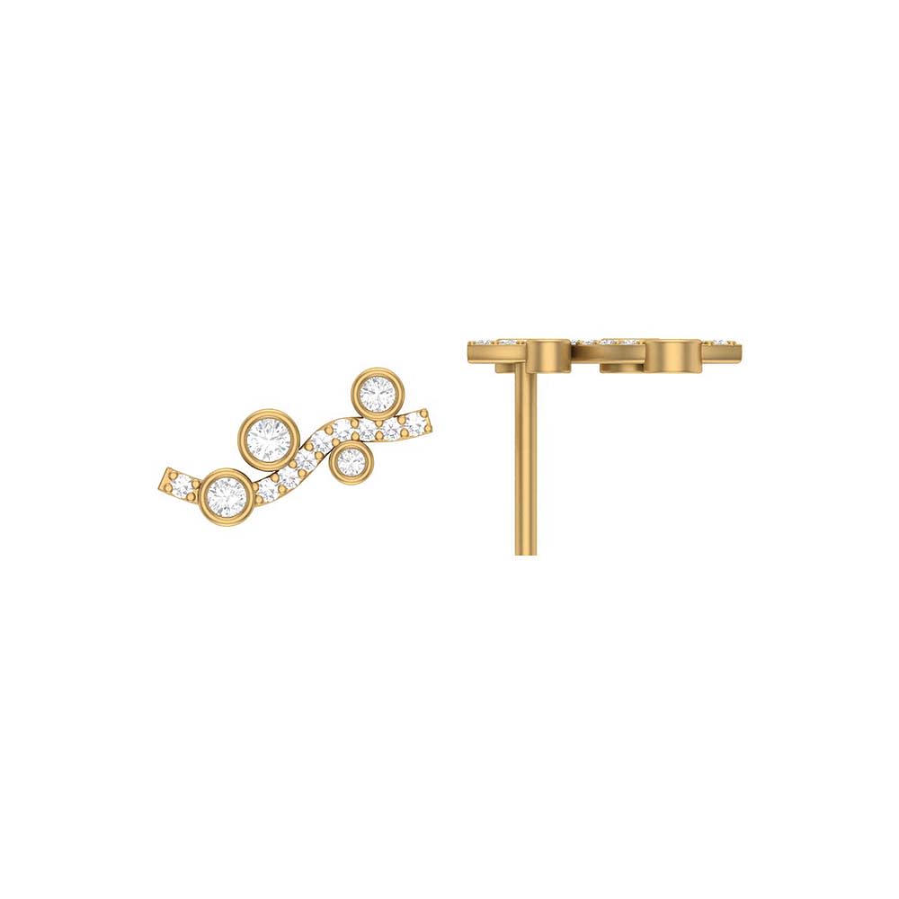 Diamond Wave earrings