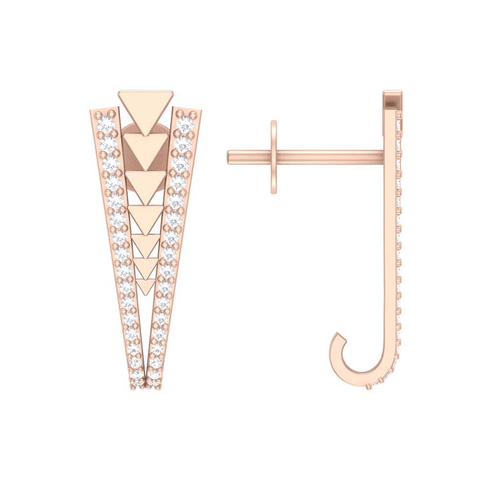 Geometrical design earrings