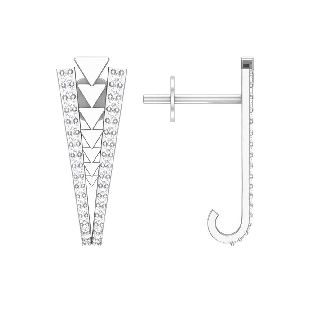 Geometrical design earrings