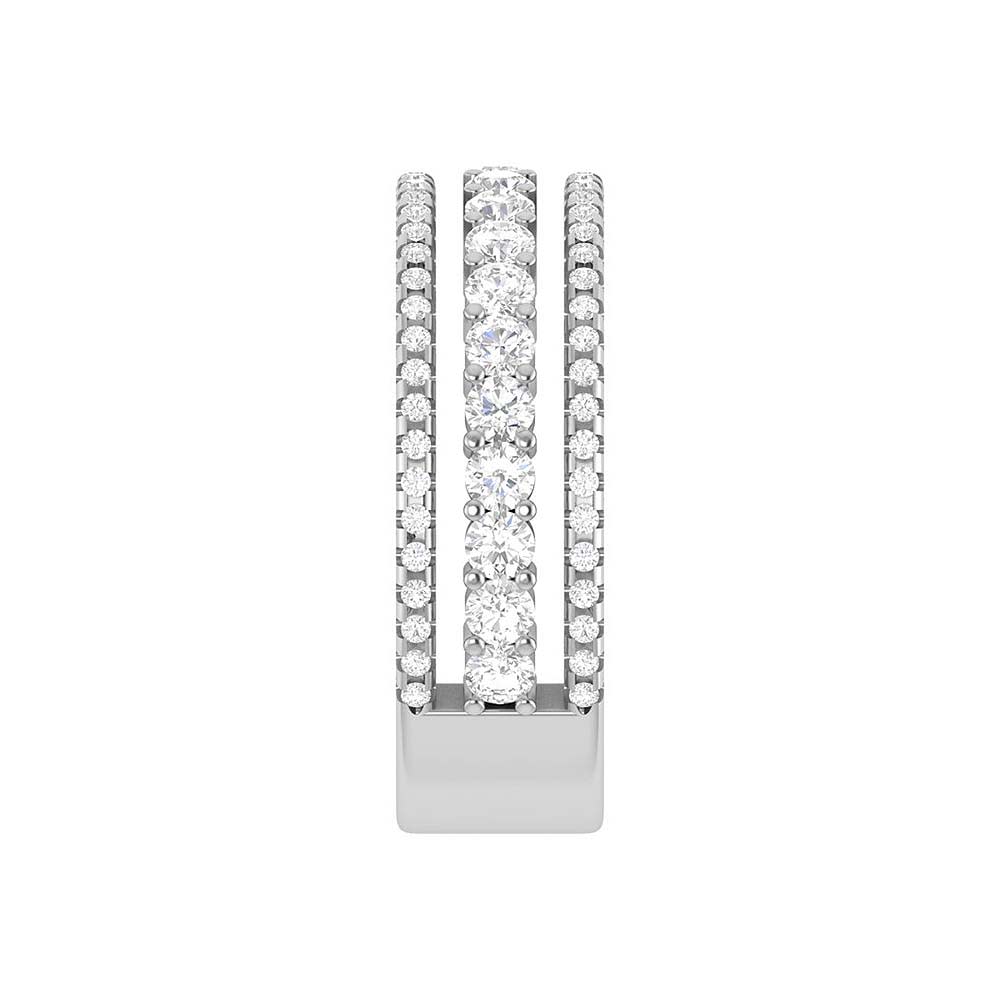 Triple diamond band Natural diamonds