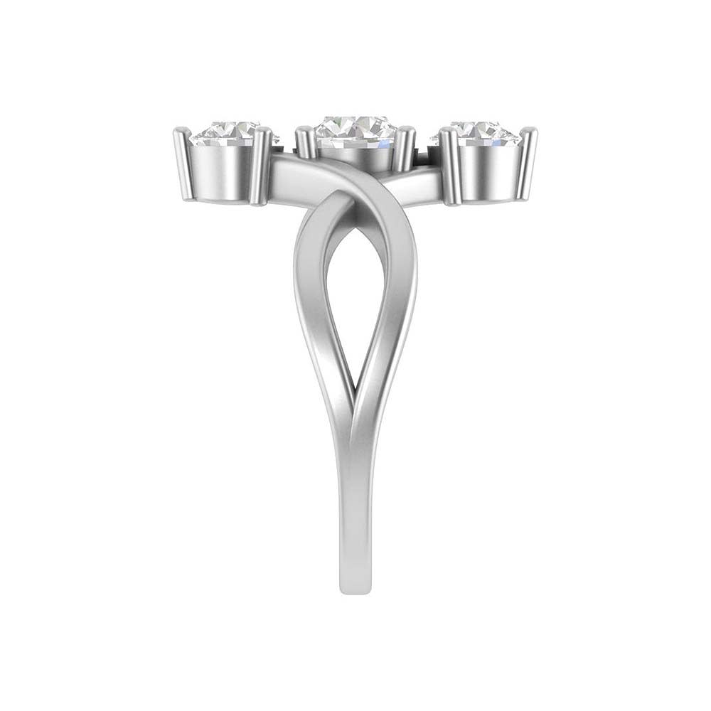 Trilogy Plait of Lab diamonds