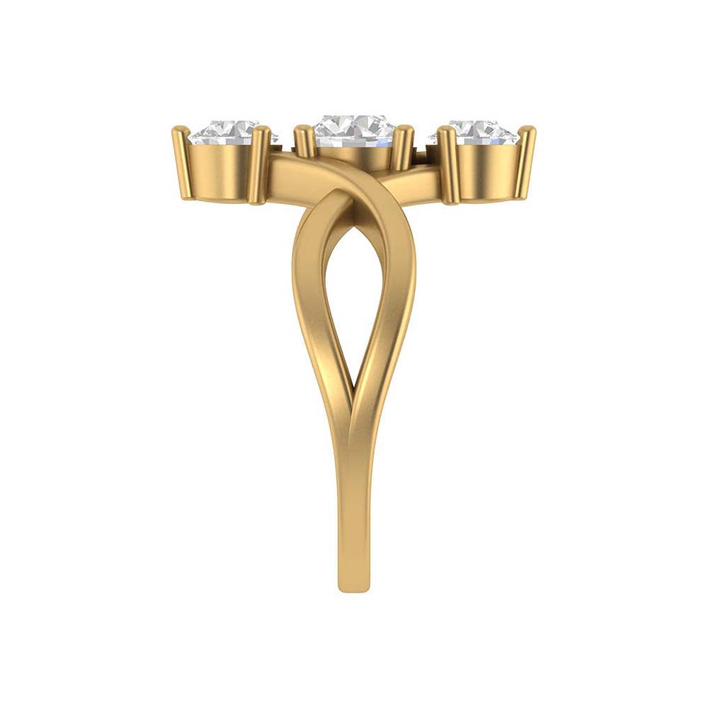 Trilogy Plait of Lab diamonds