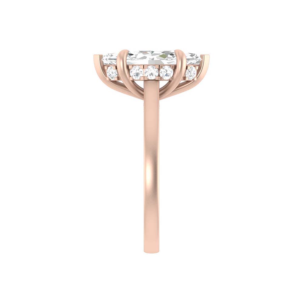 Stunning 5ct Lab Marquise cut engagement ring