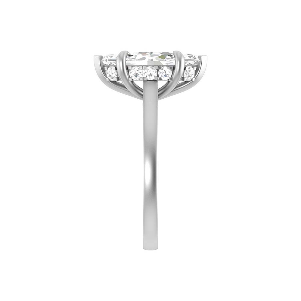 Stunning 5ct Lab Marquise cut engagement ring