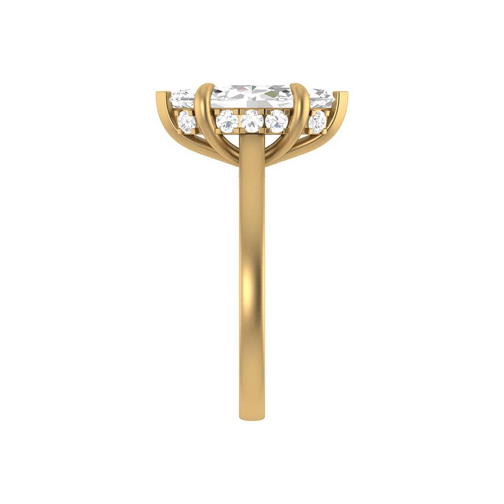 Stunning 5ct Lab Marquise cut engagement ring