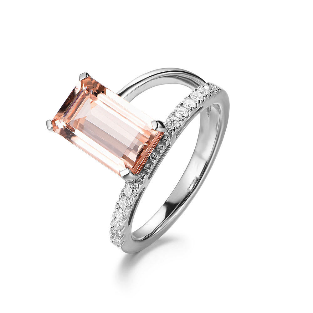Morganite Wrap Ring