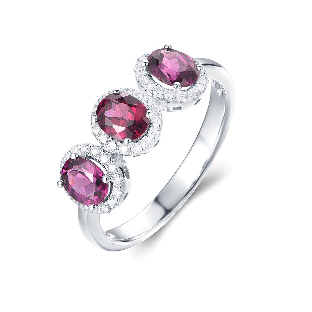Trilogy Rhodolite Ring