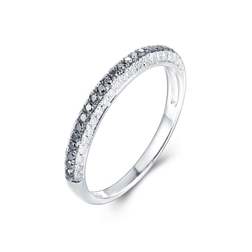 Black and White diamond Ring | Temple & Grace AU