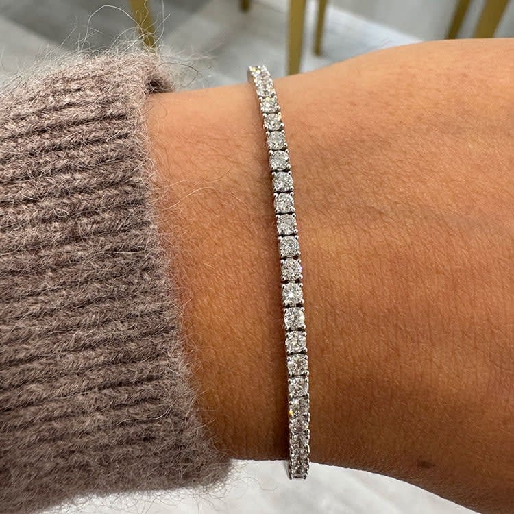 5 Carat Lab Diamond Tennis Bracelet