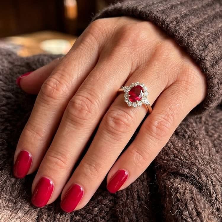 Ruby And Diamond Ring