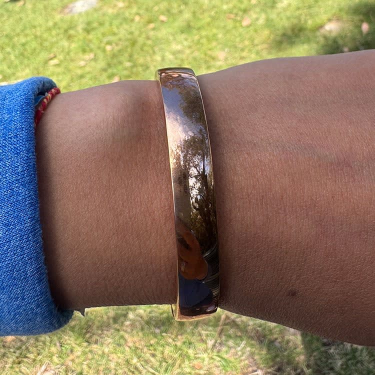 Solid Gold Ladies Bangle