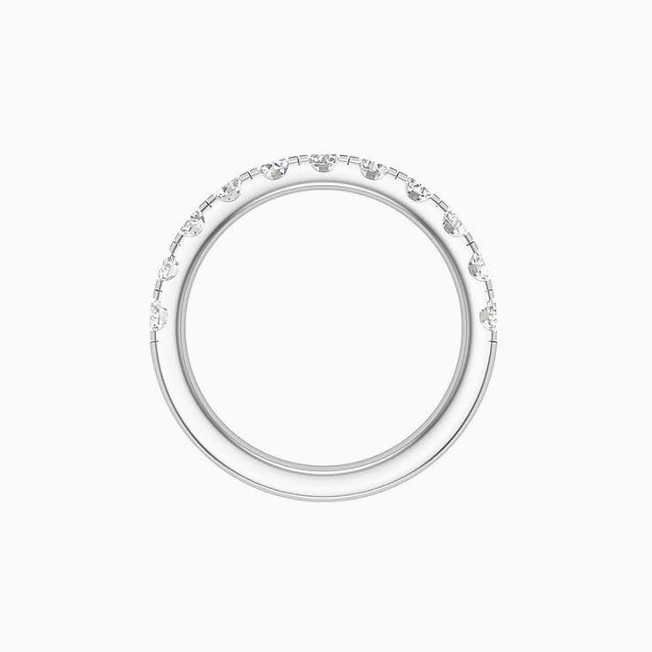 10 points Scalloped Pave Diamond Ring