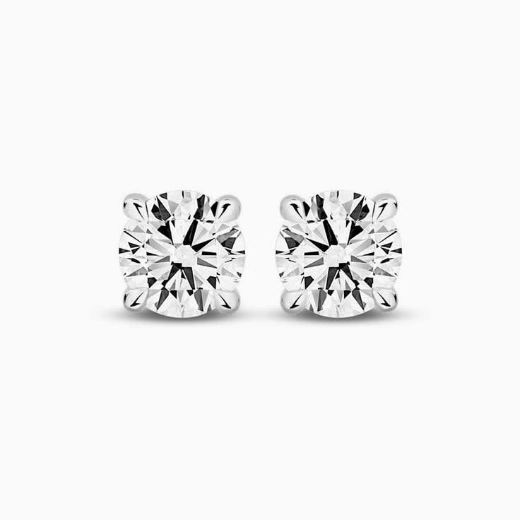 1 carat each classic lab studs