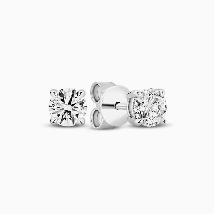 1 carat each classic lab studs