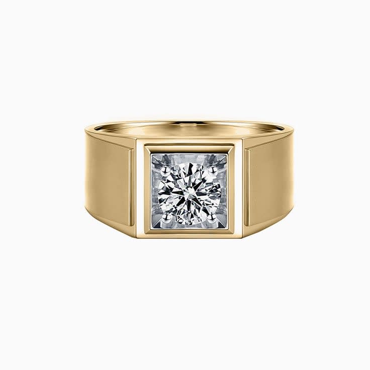 Mens diamond wedding ring