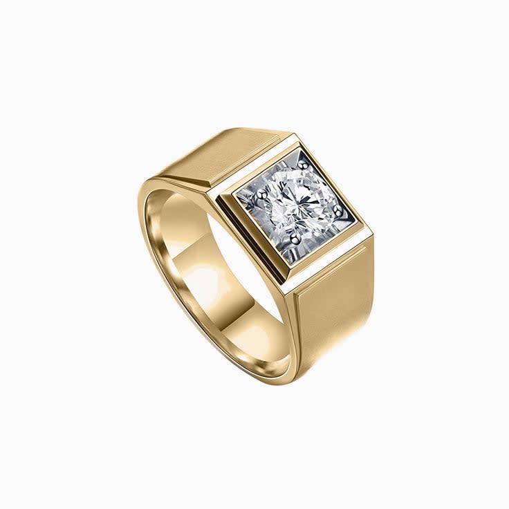Mens diamond wedding ring