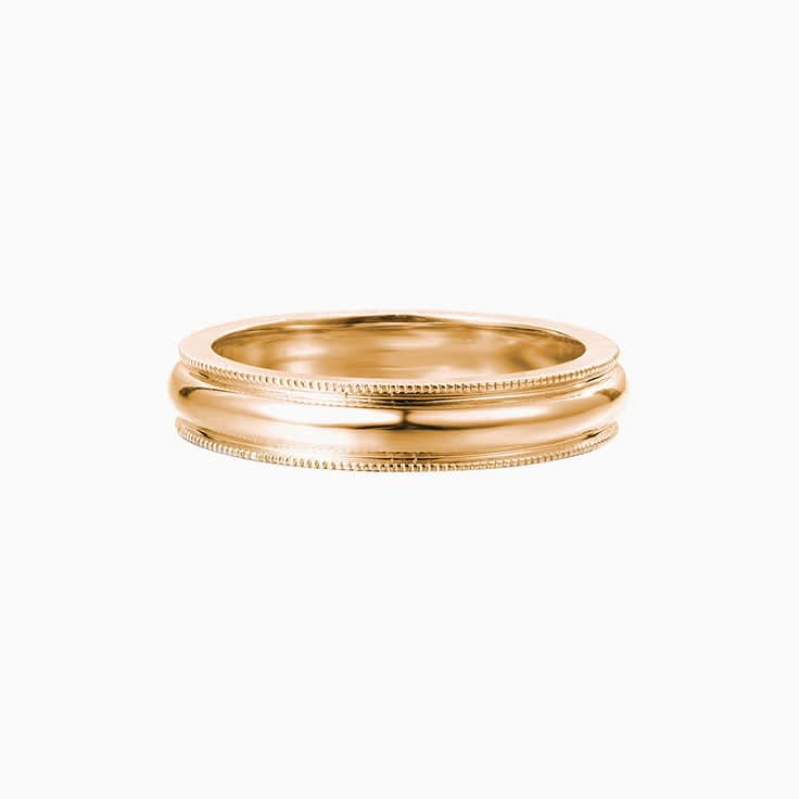 18k White Gold Mens Wedder
