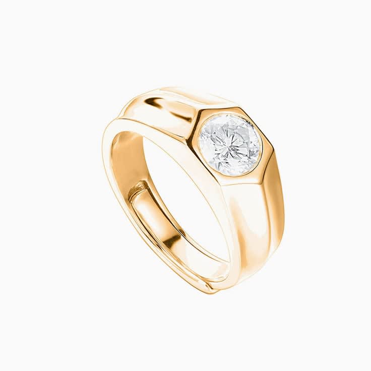 Drop Set Diamond mens wedder
