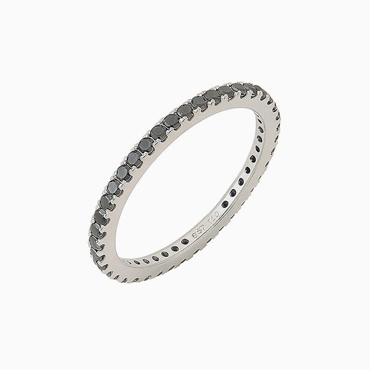 Black Diamond Eternity Ring