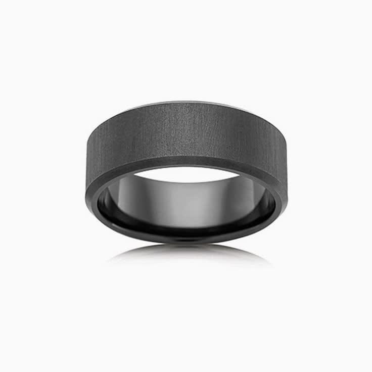 Matt Finish Zirconium ring FB4447