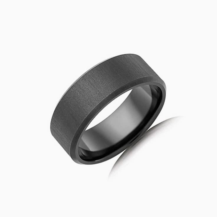 Matt Finish Zirconium ring FB4447