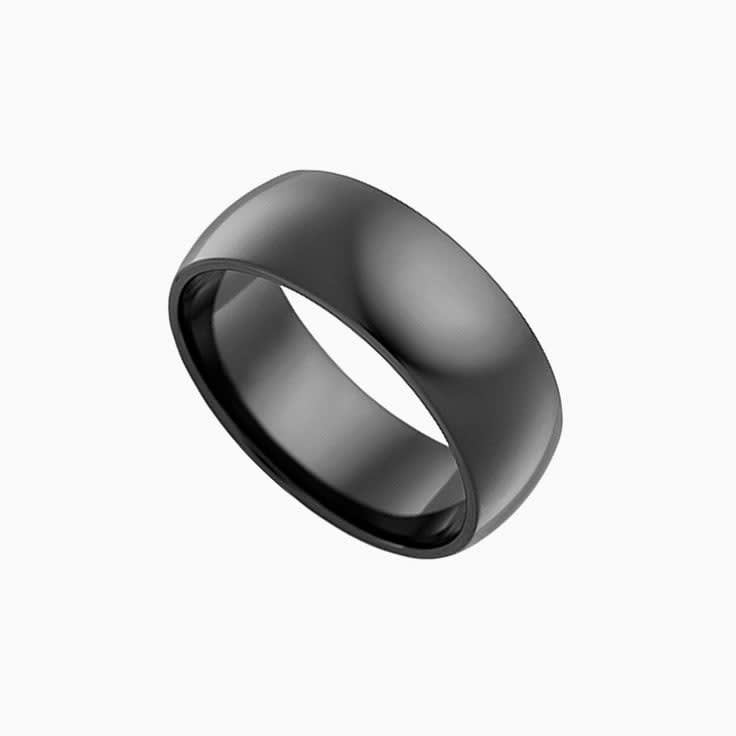 High dome zirconium ring