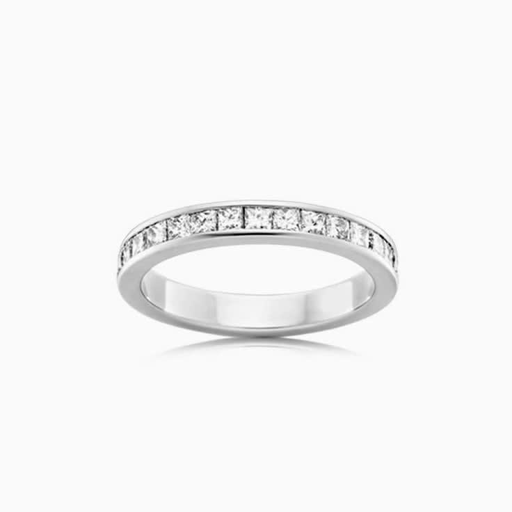 Princess cut channel set B4239